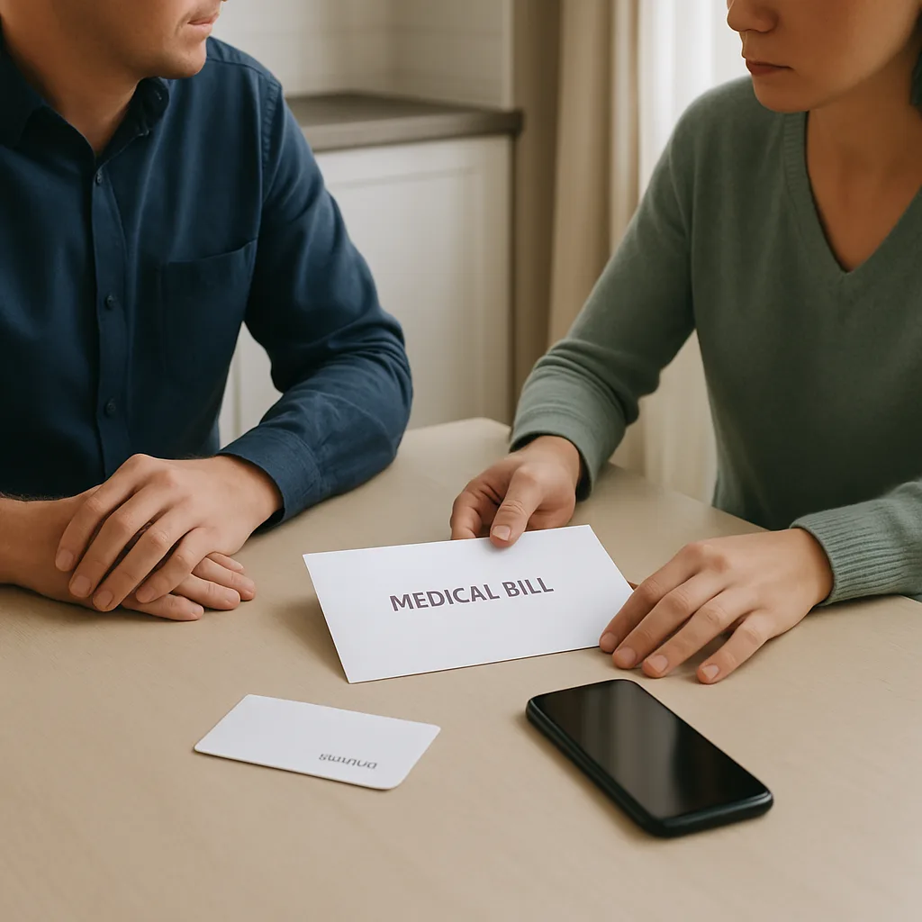 Reviewing medical bills and insurance coverage after a Maryland injury accident