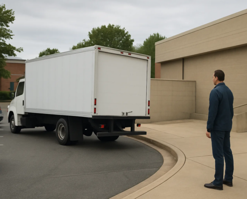 Annapolis backing truck accident lawyer explains evidence in a parking lot crash
