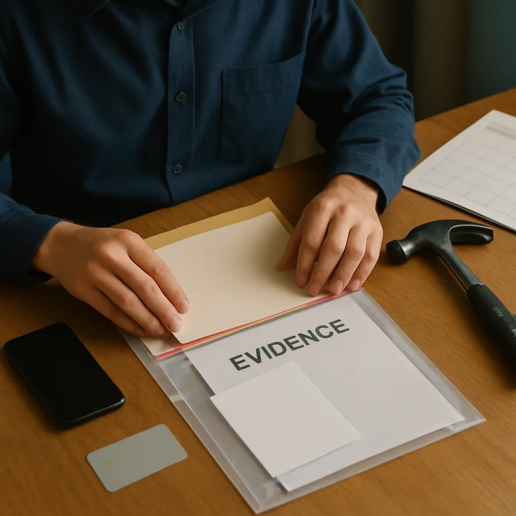 Evidence checklist for a Maryland workers compensation employee classification dispute