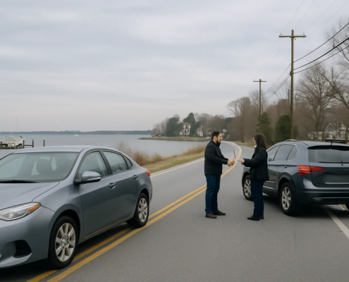 Uninsured motorist claim Maryland after an Annapolis-area car crash