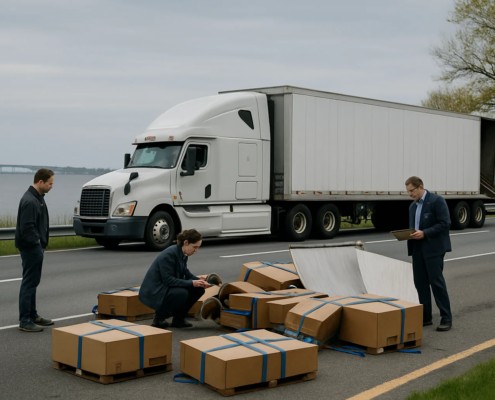Cargo shift truck accident lawyer Maryland investigation near Annapolis