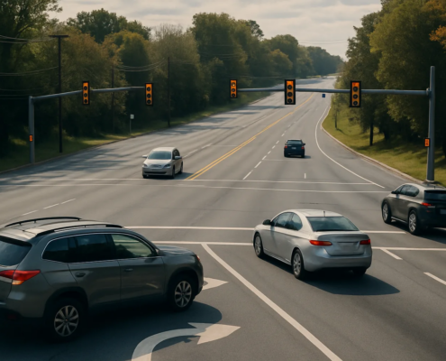 Annapolis intersection accident lawyer examining traffic signal and right-of-way crash issues