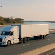 Trucking company liability Maryland accident scene on a coastal roadway