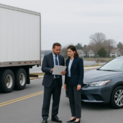 Truck citation personal injury claim Maryland evidence scene near Annapolis