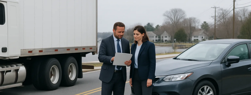 Truck citation personal injury claim Maryland evidence scene near Annapolis