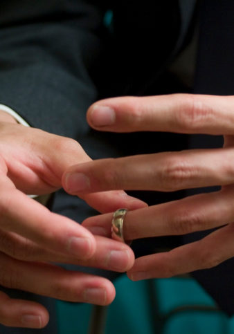 Hands with Wedding Band